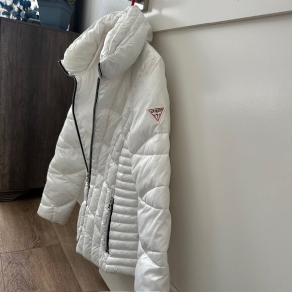 Guess Ski Jacket, White Size Medium - Picture 3 of 5